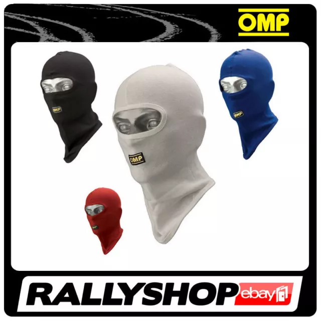 OMP Open Face Balaclava WORLDWIDE Karting RED ONE SIZE