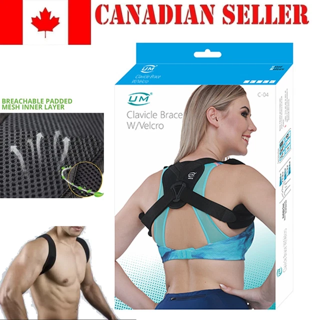 Men Women Posture Corrector Adjustable Back Brace Shoulder Support Clavicle Belt