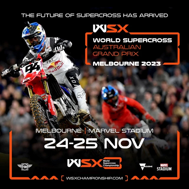 World Super Cross Tickets Friday Night @ Marvel Stadium Great level 2 seats