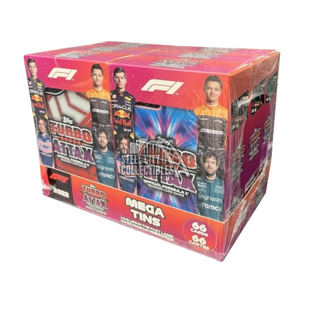 Boîte Display Topps Turbo Attax F1 2025 - 24 Packs De Cartes à Collectionner + Toploader