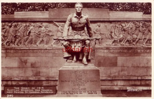 The Call 1914 Scottish - American War Memorial West Princes St Gardens Edinburgh