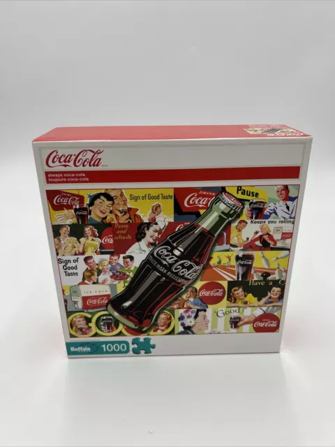 Buffalo Games, Coca-Cola 1000 Piece Puzzle 27"X20" always coca-cola 2010