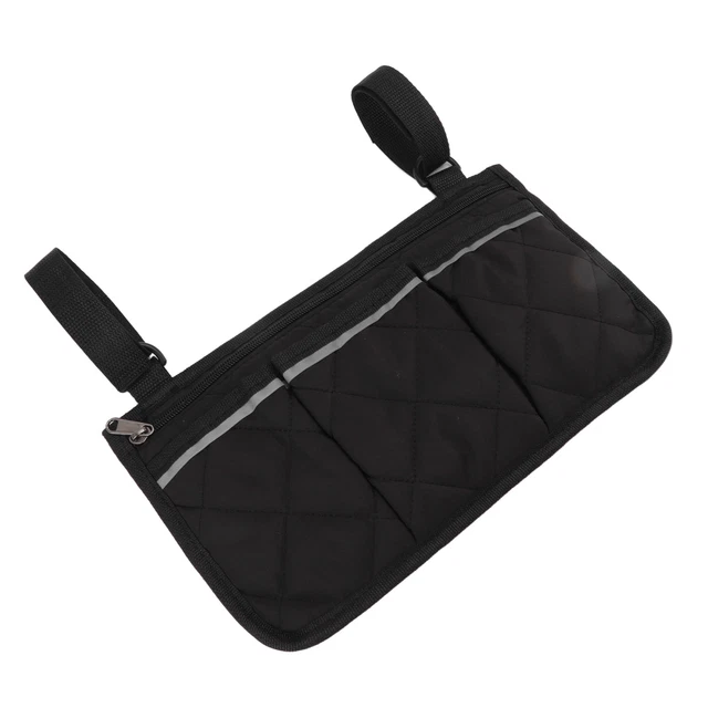 (Schwarz) Rollstuhl-Seitentasche Rollstuhl-Armlehnen-Zubehör