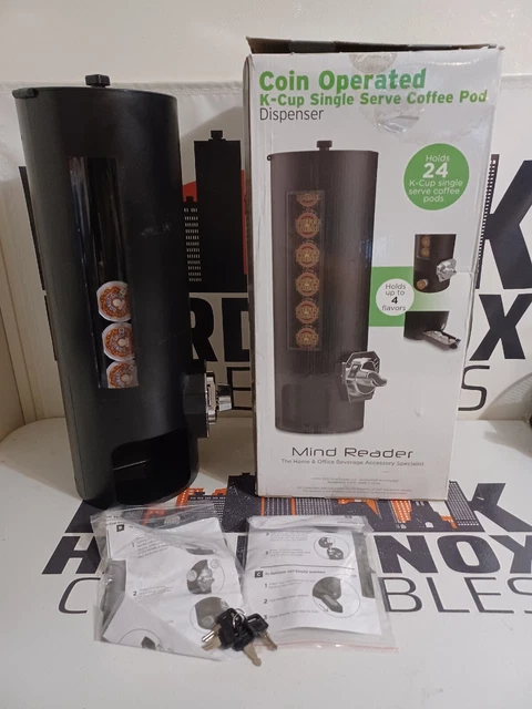 The Mind Reader COFFEE K-CUP VENDING SYSTEM  VENDING MACHINE ONLY COIN OPERATED