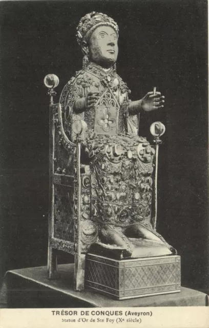 CPA Trésor de CONQUES Statue d'Or de Ste Foy (X siécle) (174040)