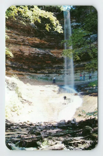 Vintage Postcard Munising Falls Munising Michigan MI 1950s Chrome View