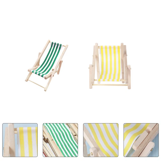 Wooden Beach Chair Deck Chair Model Tables Chairs Seaside