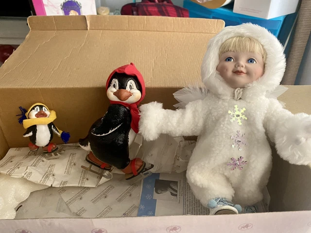 Ashton Drake 1995 Follow the Leader Snowbaby Porcelain Doll  w/Box
