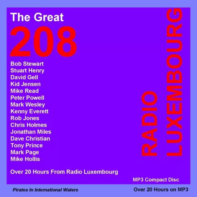 Pirate Radio Luxembourg The Great 208 Listen in your Car