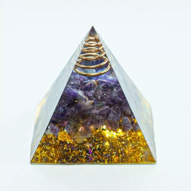 Natürlich Kristall pyramide Energie quarz Amethyst  Geschenk