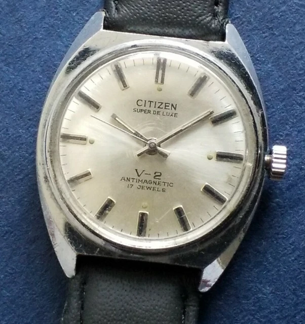 Montre Vintage Citizen Young Date 1964 à Remontage Manuel - 17 Rubis, Cadran Vieilli