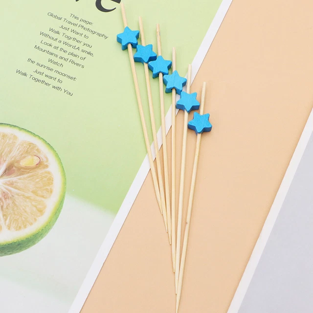1000 Pcs Coffee Stirring Rods Disposable Fruit Stick Fruities Sandwich