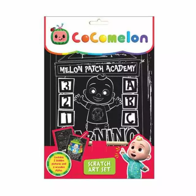 Cocomelon Grab and Go Pack Children Creative Colouring Book Stickers  Crayons Act