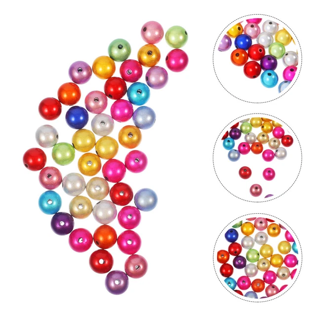 40 Pcs Loose Beads Jewelry Making DIY Accessories Scattered Bracelet