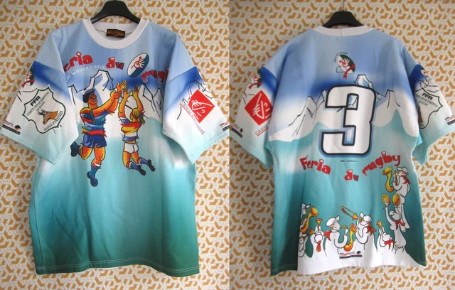 Maillot Rugby Mazamet Colt Phalippou Frayssinet Porté #10 SCM vintage