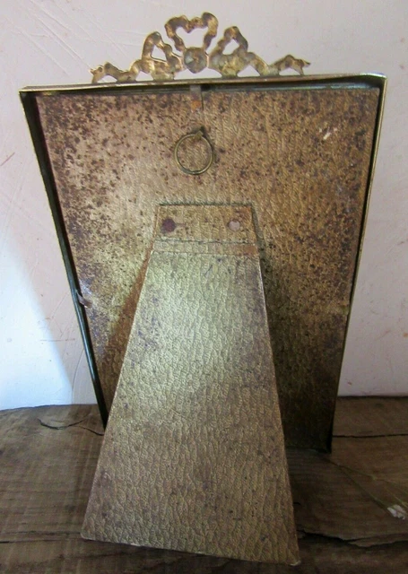 Pretty French Original Antique Picture Frame Louis Xv Style Ribbon Knot 3