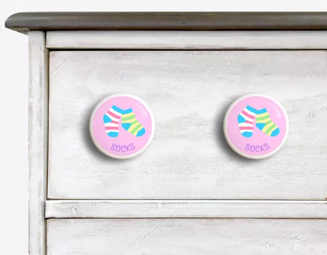 Girls Shorts Dresserz Organizational Dresser Drawer Knob Set of 2