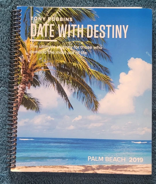 TONY ROBBINS DATE with Destiny Workbook 2019 edition Bonus Grant