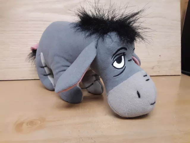 Disney Store Winnie The Pooh Plush Eeyore 9” Grey Collectible Toy