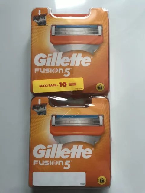 Gillette Fusion 5 - Maxi Pack de 10 Lames