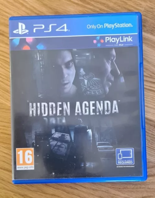 Hidden Agenda (Sony PlayStation 4 2017) - FREE SHIPPING