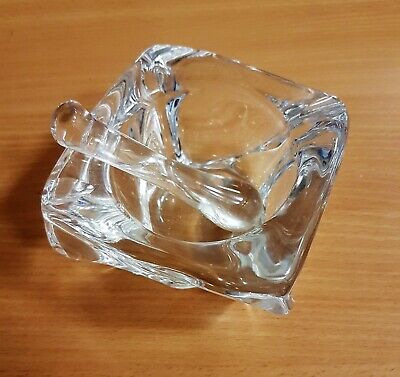 Cendrier et son pilon en cristal de Daum 