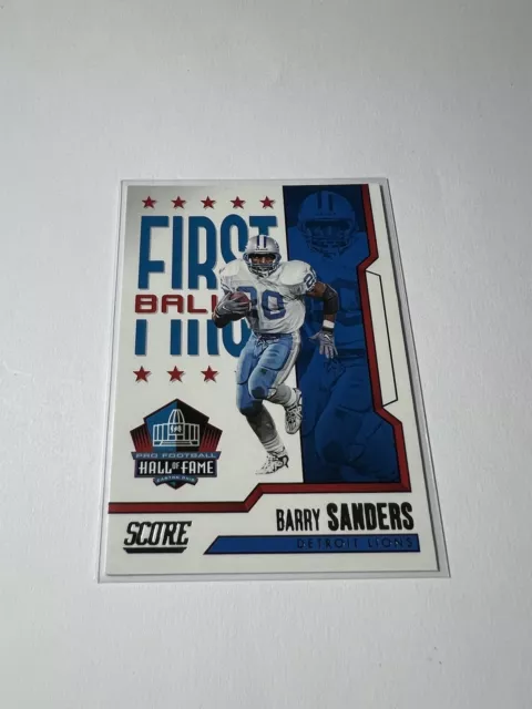 2023 Panini Score Football Barry Sanders Detroit Lions First Ballot #9
