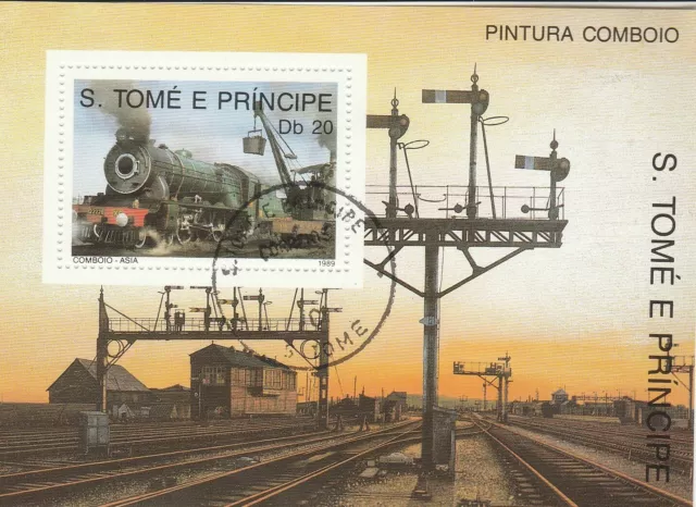 Eisenbahn S.Tome E.Principe gestempelt 1207