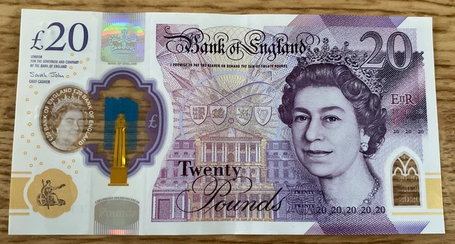 Banconota Da £5 Re Carlo III - 2024 - UNC Circolata - Prima Emissione In Plastica