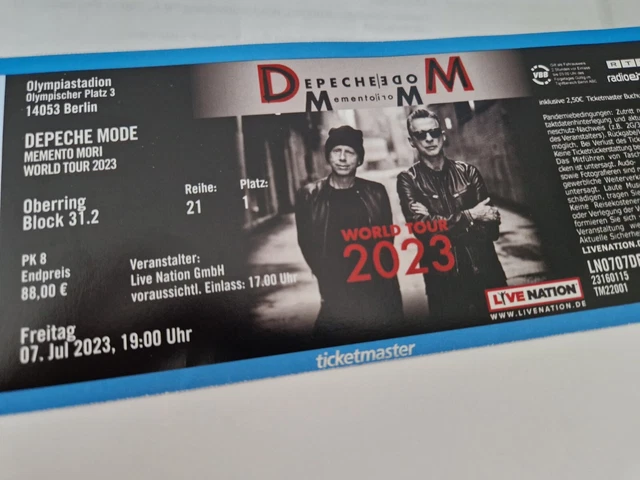depeche mode tickets 07.07. berlin 2023