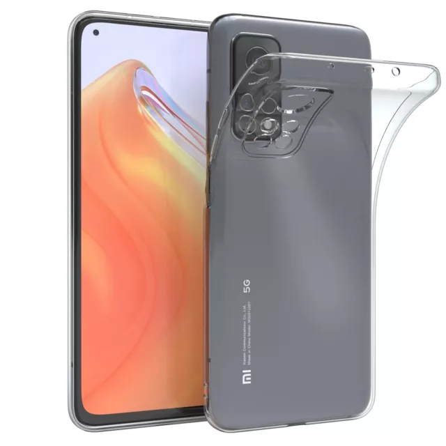 Für Xiaomi Mi 10T 5G / 10T Pro 5G durchsichtige Schutzhülle Handyhülle TPU Cover