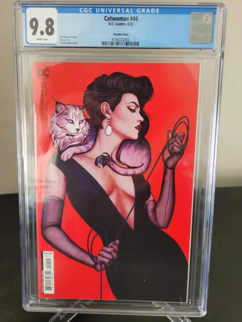 Catwoman #44 Cgc 9.8 Graded 2022 Dc Comics Jenny Frison Variant Cover Art