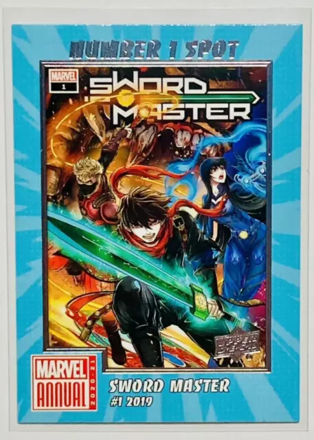 2020-21 Marvel Annual Number 1 Spot Sword Master #1 N1S-4