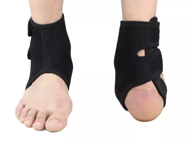 Neu verstellbare elastische Sport Knöchelunterstützung Kompression Bandage Zahnspange Wrap 2