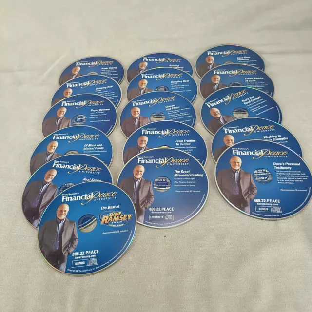 Dave Ramsey's Financial Peace University 16 CD Set with Envelope System