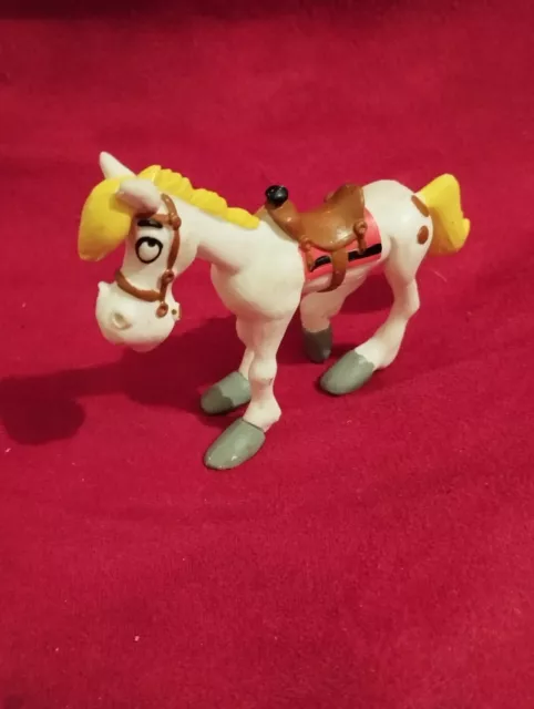 🤠💖🐴 Figurine Lucky Luke, Jolly Jumper, Plastoy, 1997, Chine 🐴💖🤠.