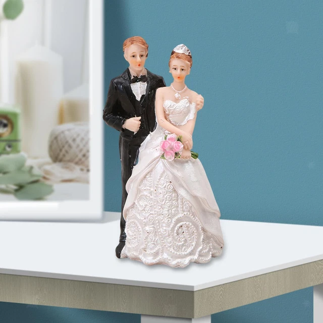 Couple figurine romantique artisanat à collectionner pour table femme mari