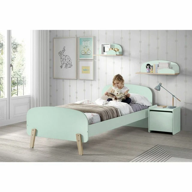 Paris Prix - Chambre Complète Enfant 5p "kiddy" Vert Menthe 7