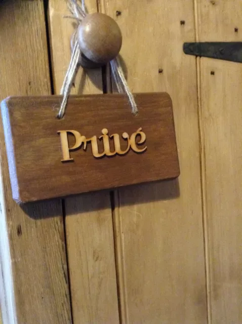 French Vintage Style Wooden Door Hanger.