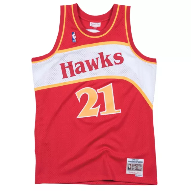 M&N Swingman Jersey Atlanta Hawks 86-87 Dominique Wilkins