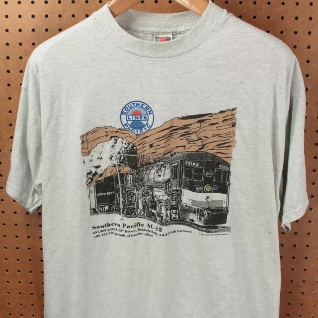 1998 Southern Pacific Lines AC-12 railroad train t-shirt XL vtg 90s 00s y2k