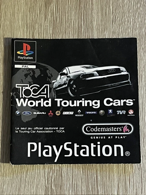 Jeu Toca World Touring Cars - PlayStation 1 (PS1) - Édition PAL - Bon état Avec Manuel