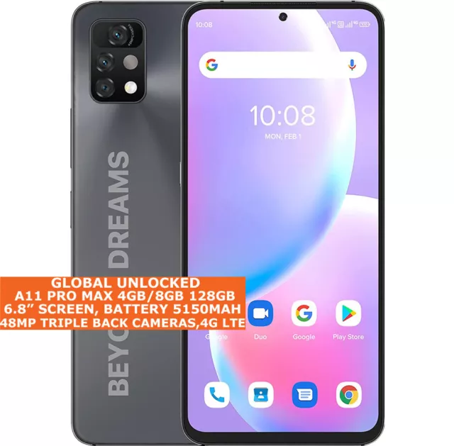 UMIDIGI A11 Pro Max 4gb/8gb 128gb Octa Core 6.8 " Digitales Android 11 4g LTE