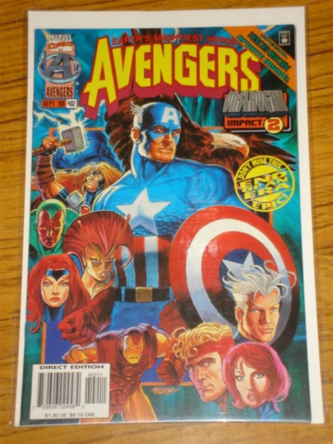 Avengers #402 Vol1 Marvel Comics Onslaught Nm (9.4) September 1996