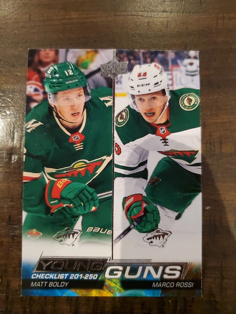 2022-23 Upper Deck Series 1 Checklist Young Guns Rookie 250 Rossi / Boldy Tag08