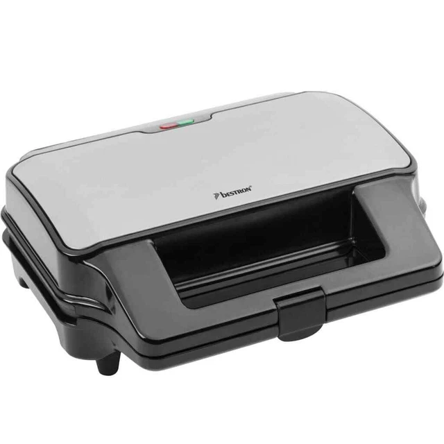 Bestron 3 in 1 Kontaktgrill 900 W Tischgrill Sandwichtoaster Waffeleisen Bestron