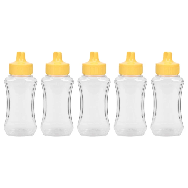 5 pz bottiglia miele bottiglie spezie in plastica bottiglia olio