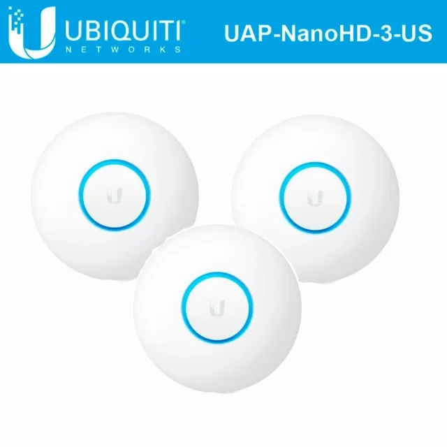 UBIQUITI NETWORKS UAP-NANOHD-US UniFi AP ac NanoHD US - 3PACK - US ...