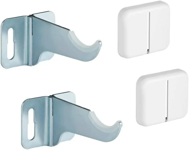 Support Mural Radiateur Sèche-Serviettes 22mm - Charge 75kg Blanc - Fixation Robuste