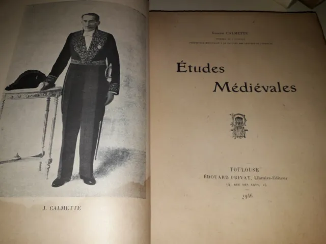 ‎Joseph Calmette ‎‎Études médiévales 1946
